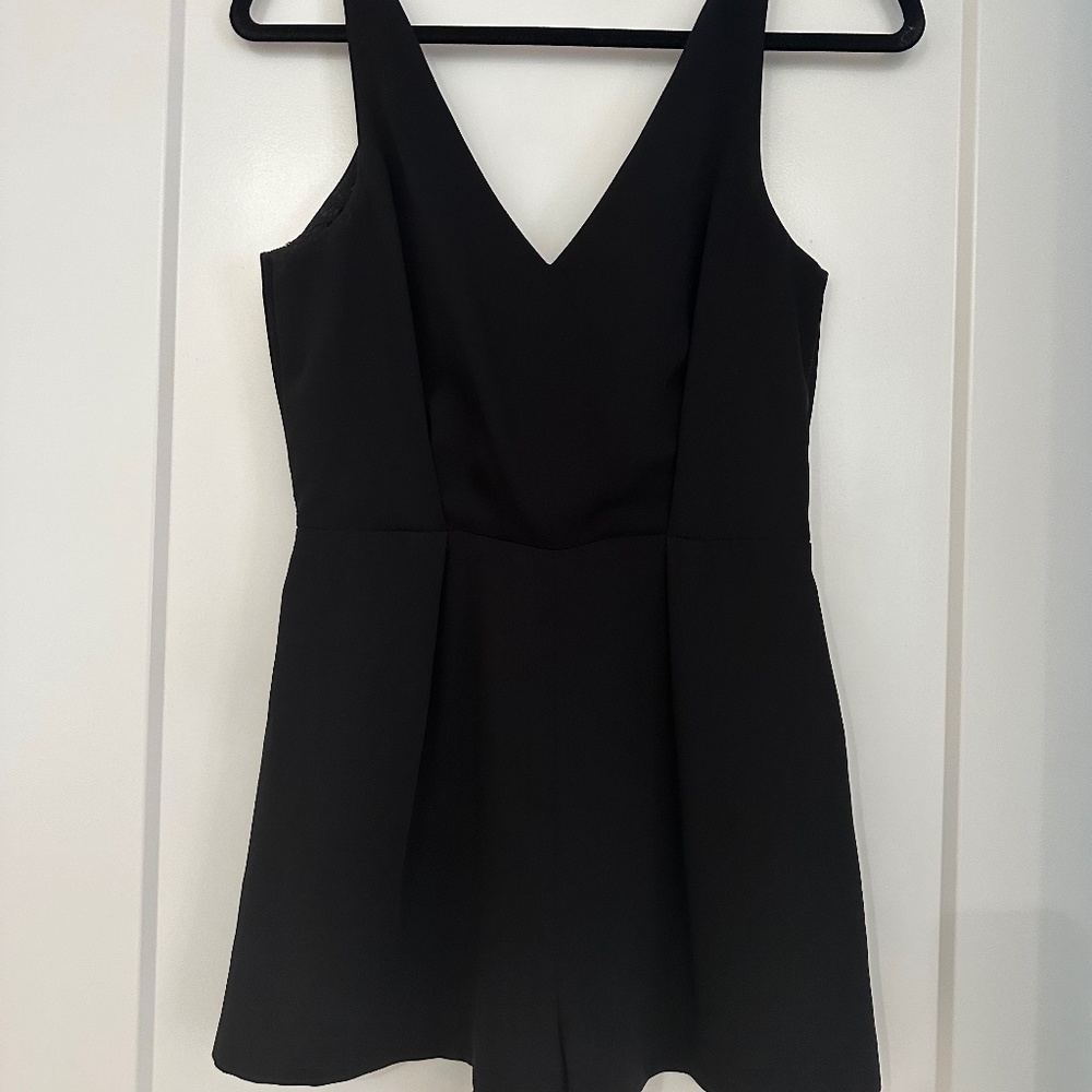 Topshop Romper with Lacy V Back (Size 2)